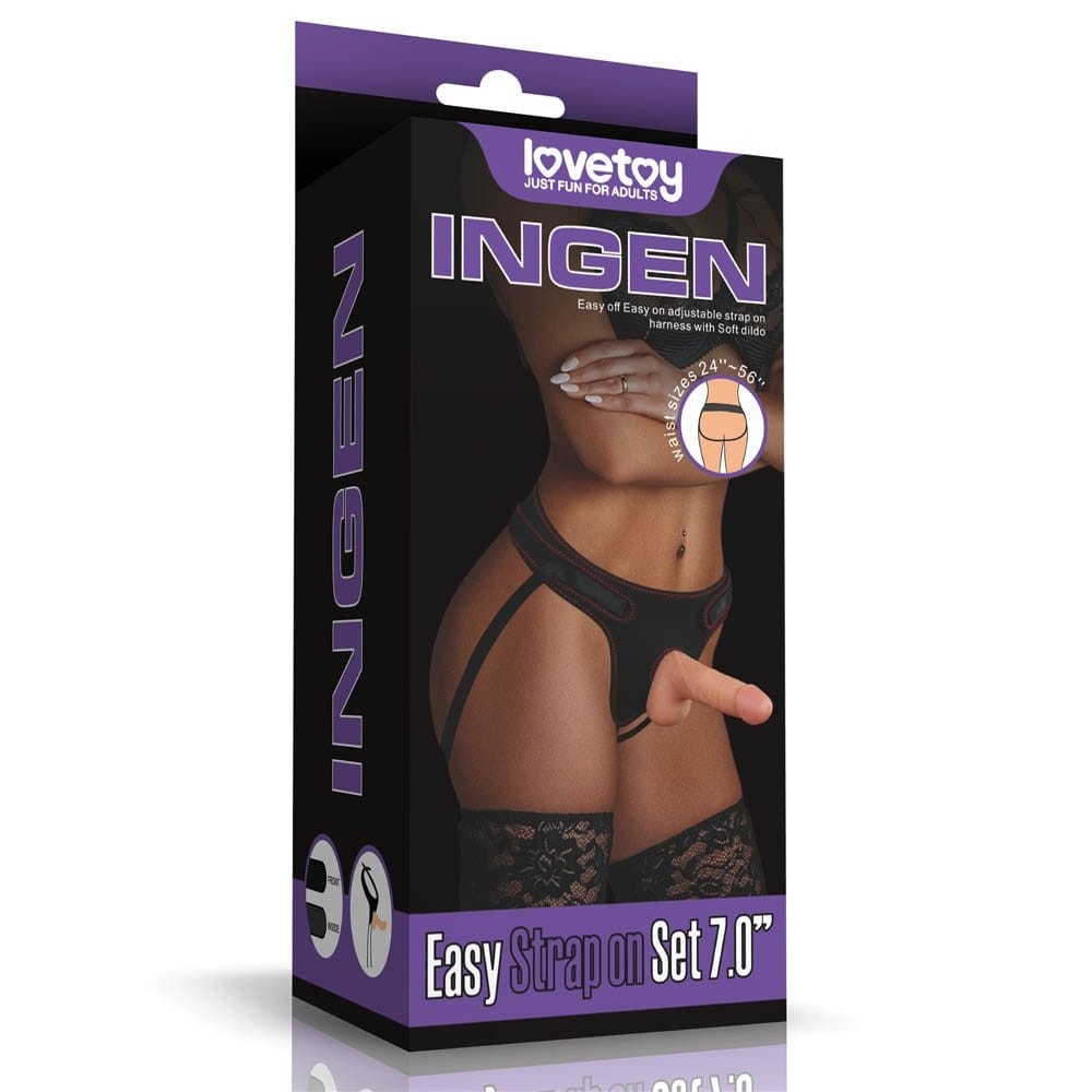 LOVETOY - EASY STRAPON SET 7.0''
