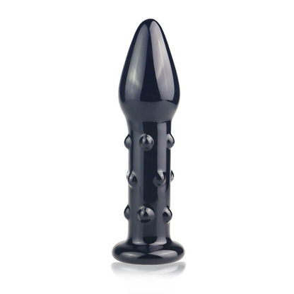 LOVETOY - 5.5" GLASS ROMANCE BLACK