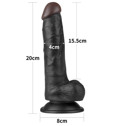 LOVETOY - EASY STRAPON SET 7.5" BLACK