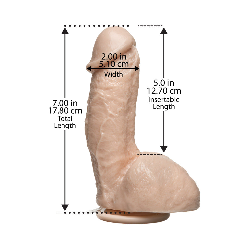 DOC JOHNSON - THE AMAZING SQUIRTING REALISTIC COCK WHITE