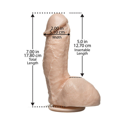 DOC JOHNSON - THE AMAZING SQUIRTING REALISTIC COCK WHITE