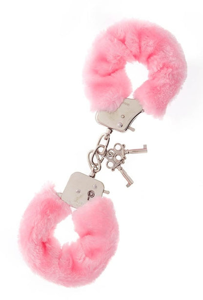 NMC - METAL HANDCUFF WITH PLUSH PINK