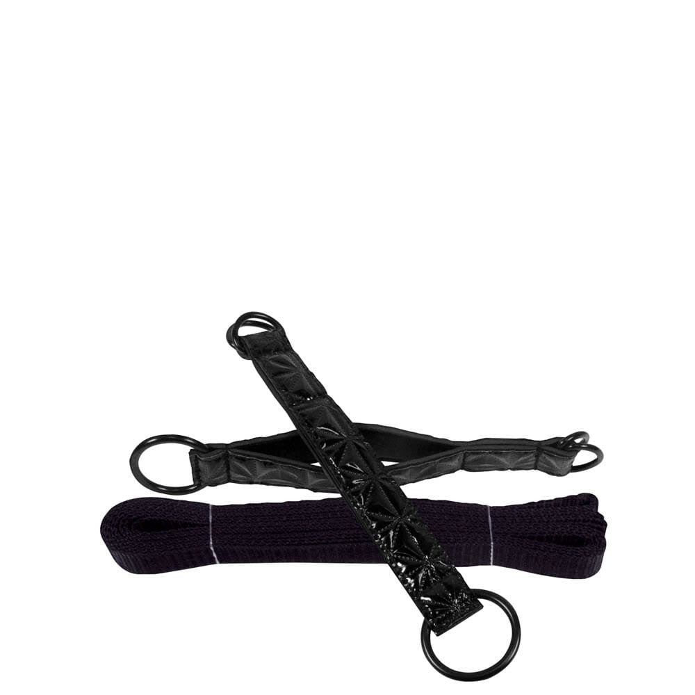 NS TOYS - SINFUL BLACK BED RESTRAINT STRAPS