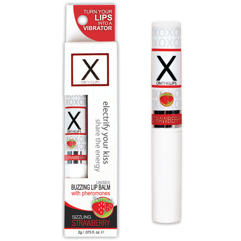 SENSUVA X ON THE LIPS PHEROMONE LIP BALM STRAWBERRY