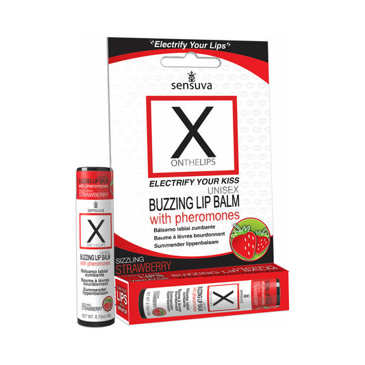 SENSUVA X ON THE LIPS PHEROMONE LIP BALM STRAWBERRY