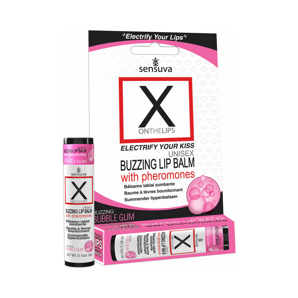 SENSUVA - X ON THE LIPS PHEROMONE LIP BALM BUBBLE GUM