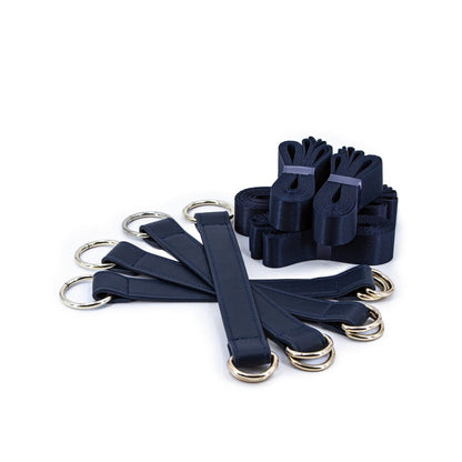 NS TOYS - BONDAGE COUTURE - BED RESTRAINTS - BLUE