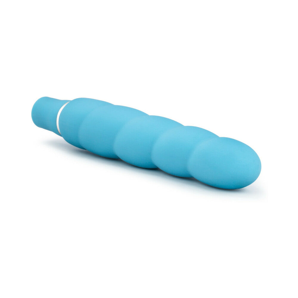 LUXE ANASTASIA SILICONE SLIMLINE VIBRATOR AQUA