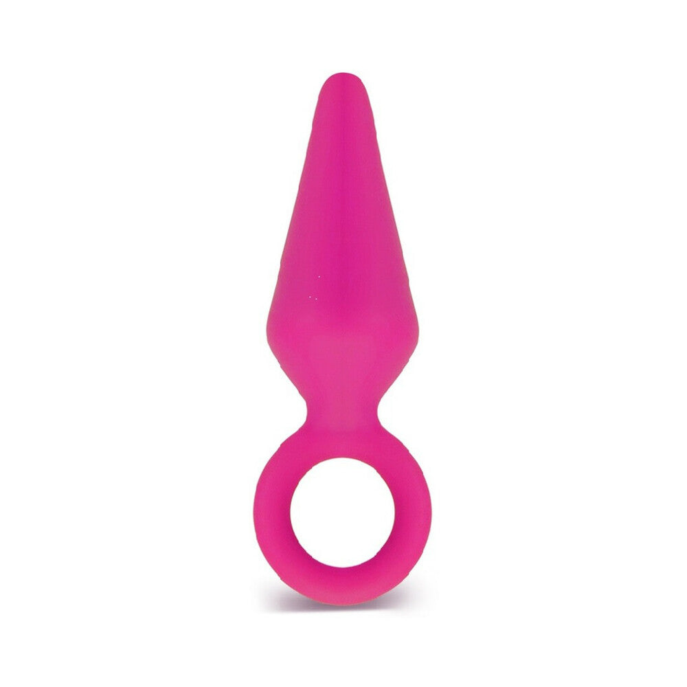 LUXE CANDY RIMMER SMALL SILICONE ANAL PLUG PINK