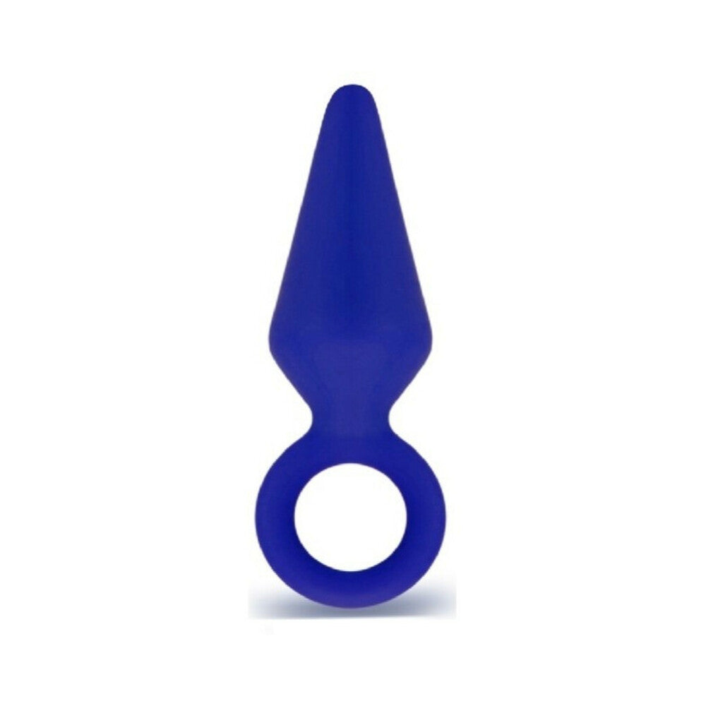 LUXE CANDY RIMMER SMALL SILICONE ANAL PLUG BLUE