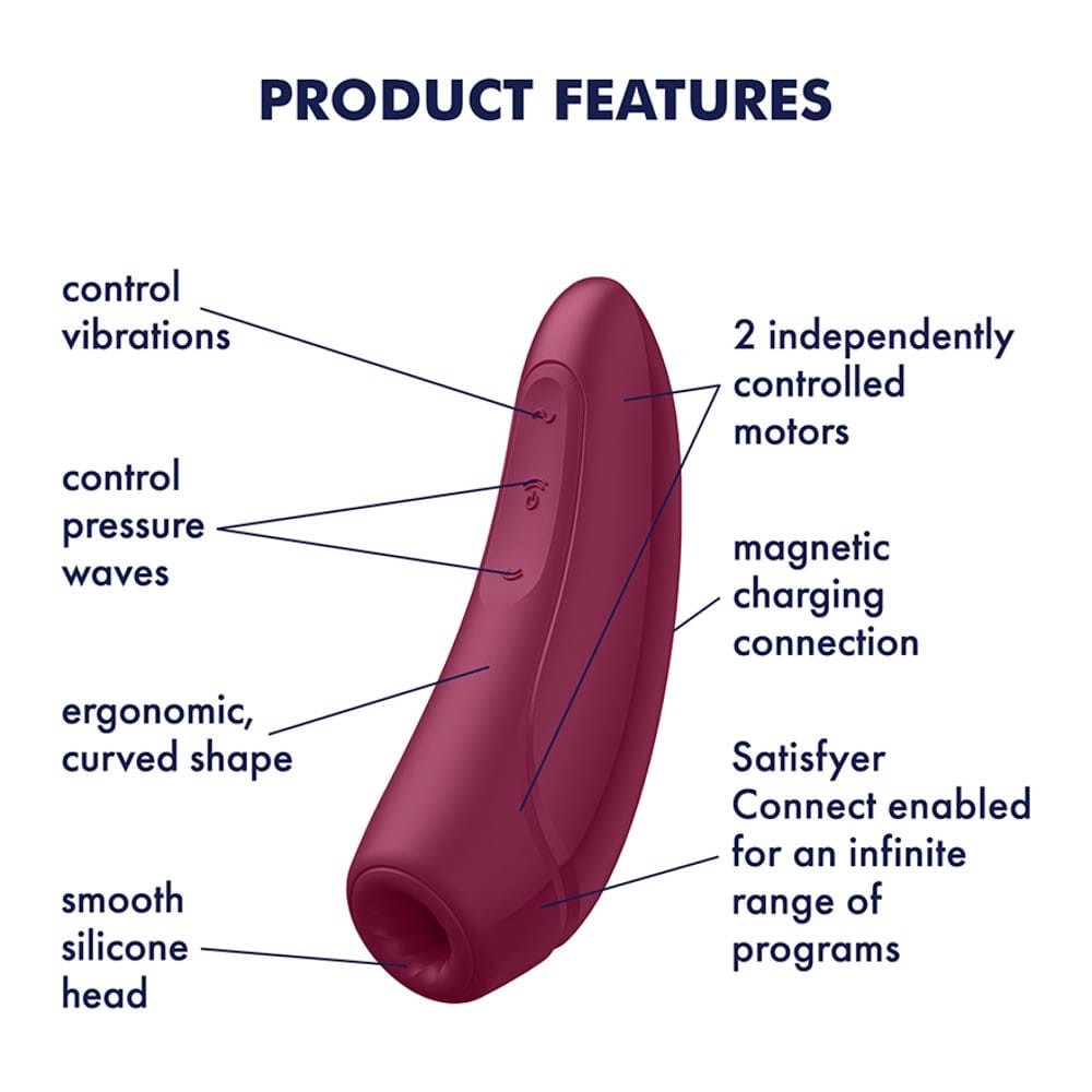 SATISFYER - CURVY 1+ (ROSE RED)