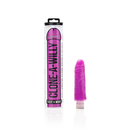CLONE-A-WILLY DIY VIBRATING DILDO KIT NEON PURPLE