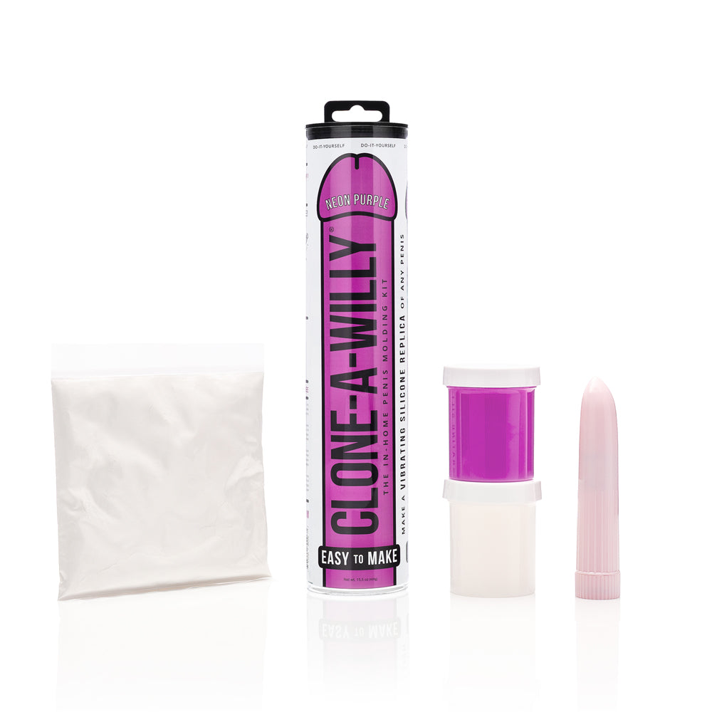 CLONE-A-WILLY - DIY VIBRATING DILDO KIT NEON PURPLE