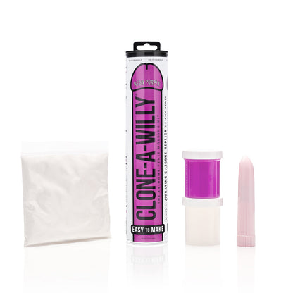 CLONE-A-WILLY - DIY VIBRATING DILDO KIT NEON PURPLE