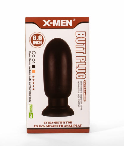 X-MEN - X-MEN 9.6" HUGE BUTT PLUG BLACK 1