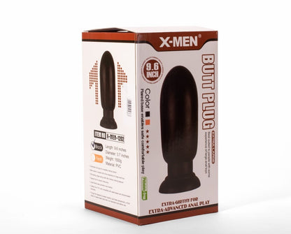 X-MEN - X-MEN 9.6" HUGE BUTT PLUG BLACK 1