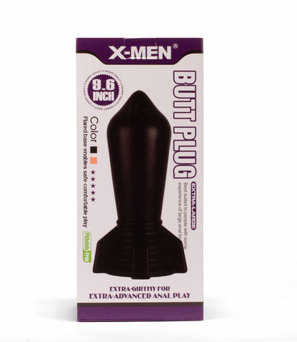 X-MEN - X-MEN 9.6" HUGE BUTT PLUG BLACK 2