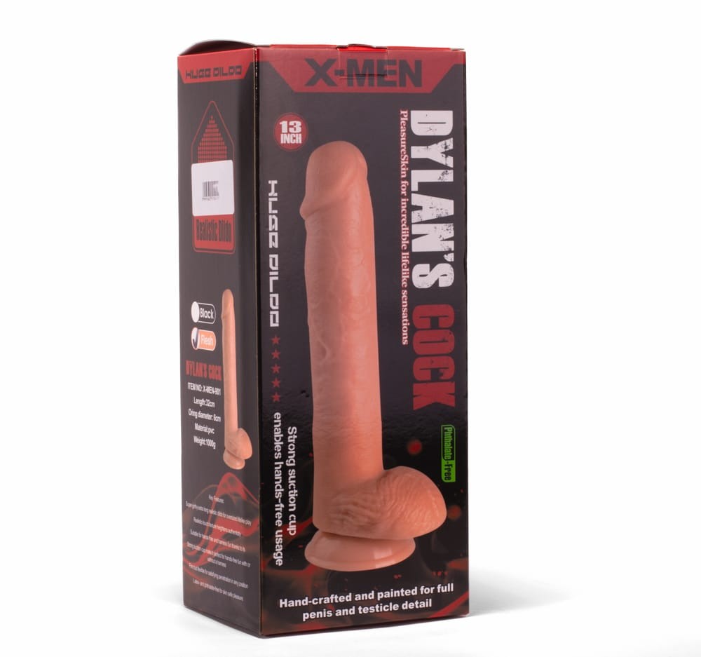 X-MEN - X-MEN DYLAN'S 13" COCK BLACK