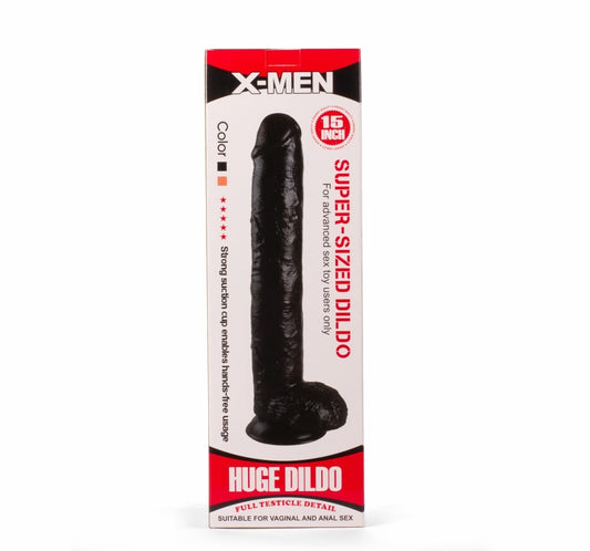 X-MEN - X-MEN 16" SUPER-SIZED DILDO BLACK