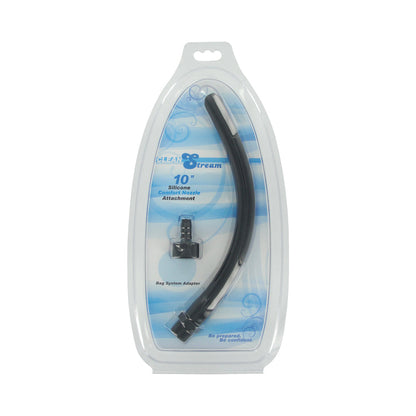 XR BRANDS - CLEANSTREAM COMFORT NOZZLE SILICONE TIP BLACK