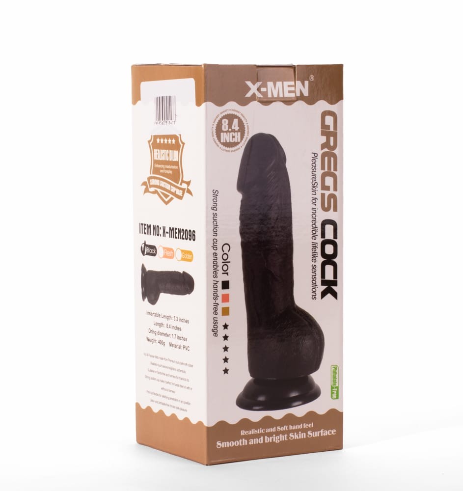 X-MEN - X-MEN GREG'S 8.4" COCK BLACK