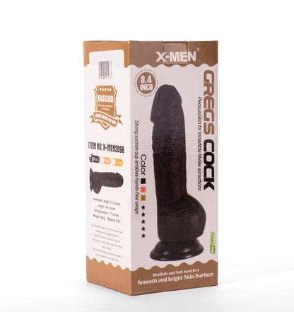 X-MEN - X-MEN GREG'S 8.4" COCK BLACK