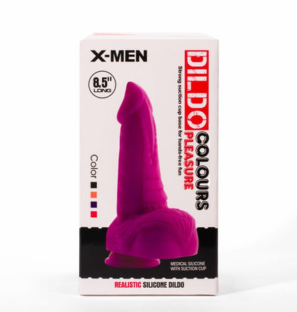 OUTLET - X-MEN 8.5" DILDO COLOURS PLEASURE BLACK 5