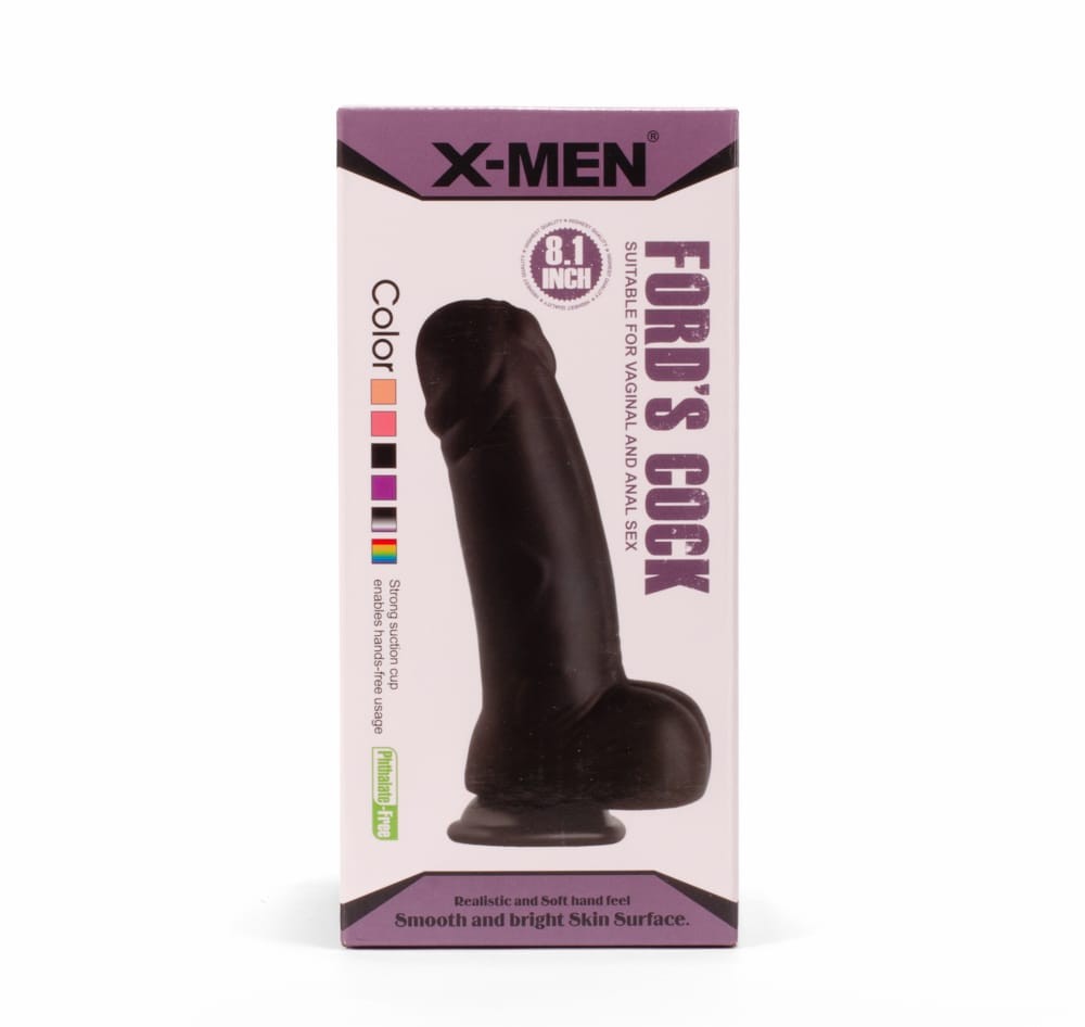OUTLET - X-MEN FORD'S 8.1" COCK BLACK