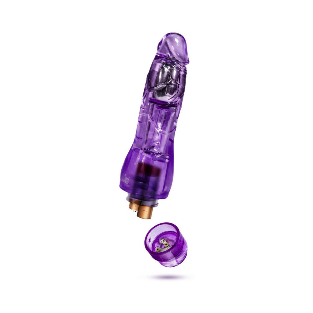 NATURALLY YOURS FANTASY VIBE REALISTIC 8.5 IN. VIBRATING DILDO PURPLE