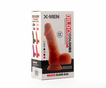 OUTLET - X-MEN 7.5" DILDO COLOURS PLEASURE BLACK 3