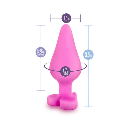 BLUSH - PLAY WITH ME NAUGHTY CANDY HEARTS ''BE MINE'' ANAL PLUG PINK