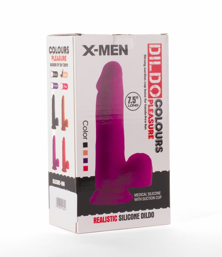 OUTLET - X-MEN 7.5" DILDO COLOURS PLEASURE FLESH 2