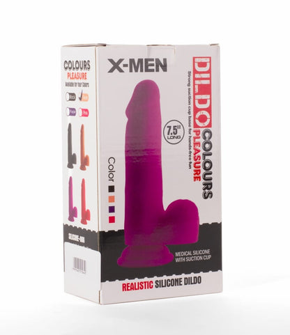 OUTLET - X-MEN 7.5" DILDO COLOURS PLEASURE FLESH 2