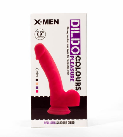 OUTLET - X-MEN 7.5" DILDO COLOURS PLEASURE FLESH 3