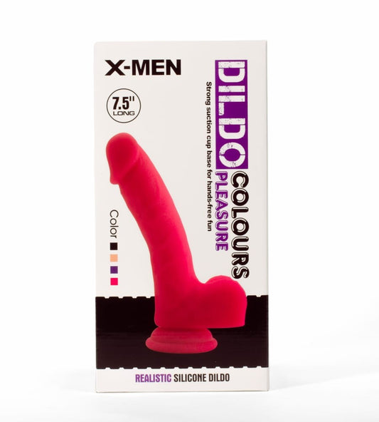 OUTLET - X-MEN 7.5" DILDO COLOURS PLEASURE FLESH 3