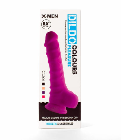 OUTLET - X-MEN 8.5" DILDO COLOURS PLEASURE BLACK 1