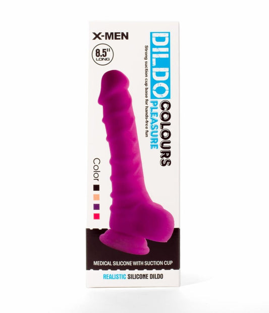 OUTLET - X-MEN 8.5" DILDO COLOURS PLEASURE BLACK 1