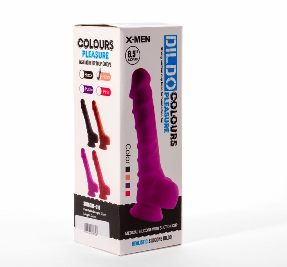 OUTLET - X-MEN 8.5" DILDO COLOURS PLEASURE FLESH 2