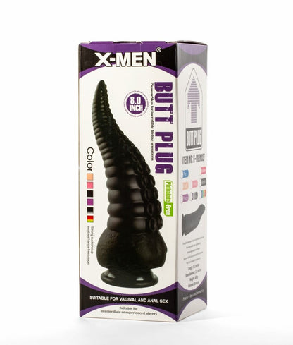 X-MEN - X-MEN 8" BUTT PLUG BLACK