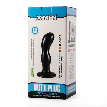 X-MEN - X-MEN 8.66" EXTRA GIRTHY BUTT PLUG BLACK II