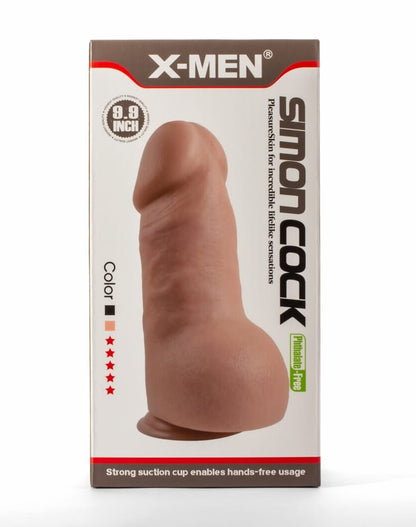 X-MEN - X-MEN SIMON 9.9" COCK BLACK