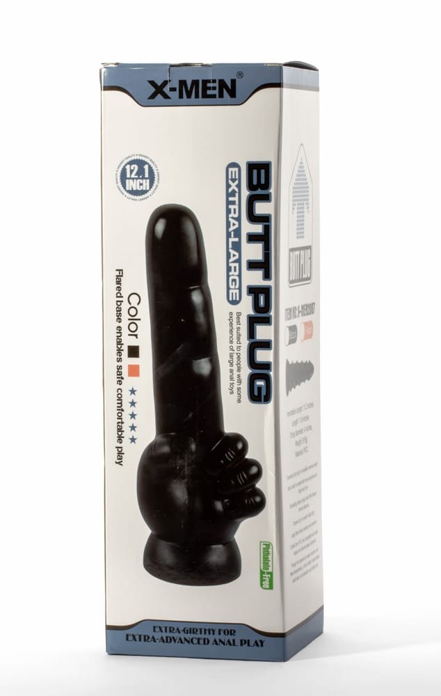 OUTLET - X-MEN 12.1" EXTRA LARGE BUTT PLUG