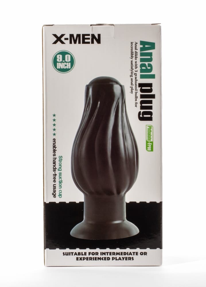 X-MEN - X-MEN 7.5" ANAL PLUG BLACK