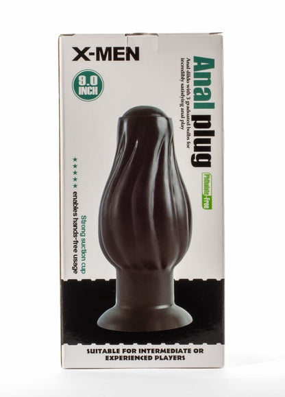X-MEN - X-MEN 7.5" ANAL PLUG BLACK