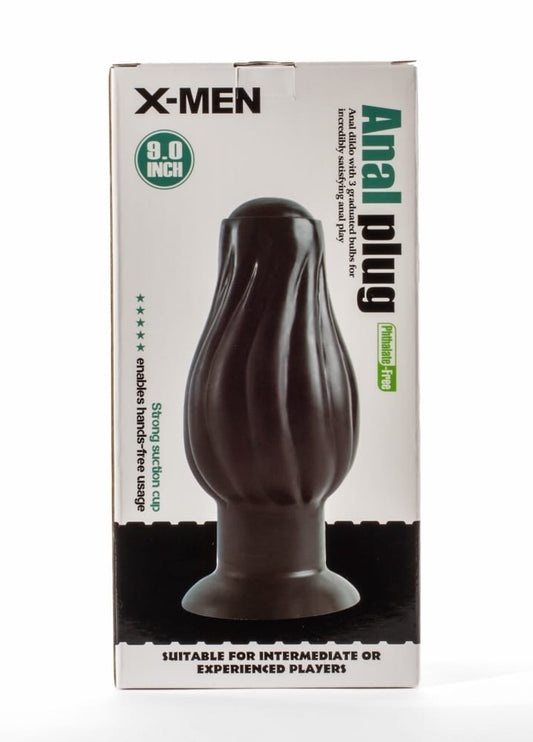 X-MEN - X-MEN 7.5" ANAL PLUG BLACK