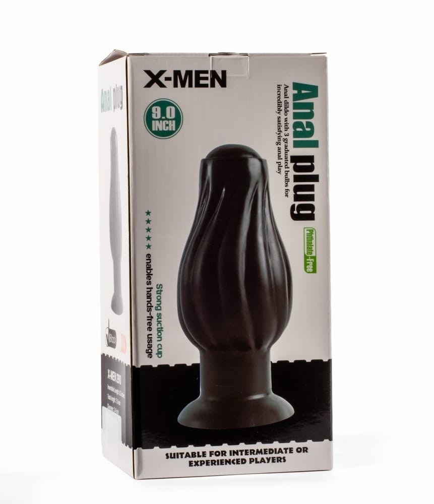 X-MEN - X-MEN 7.5" ANAL PLUG BLACK