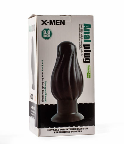 X-MEN - X-MEN 7.5" ANAL PLUG BLACK