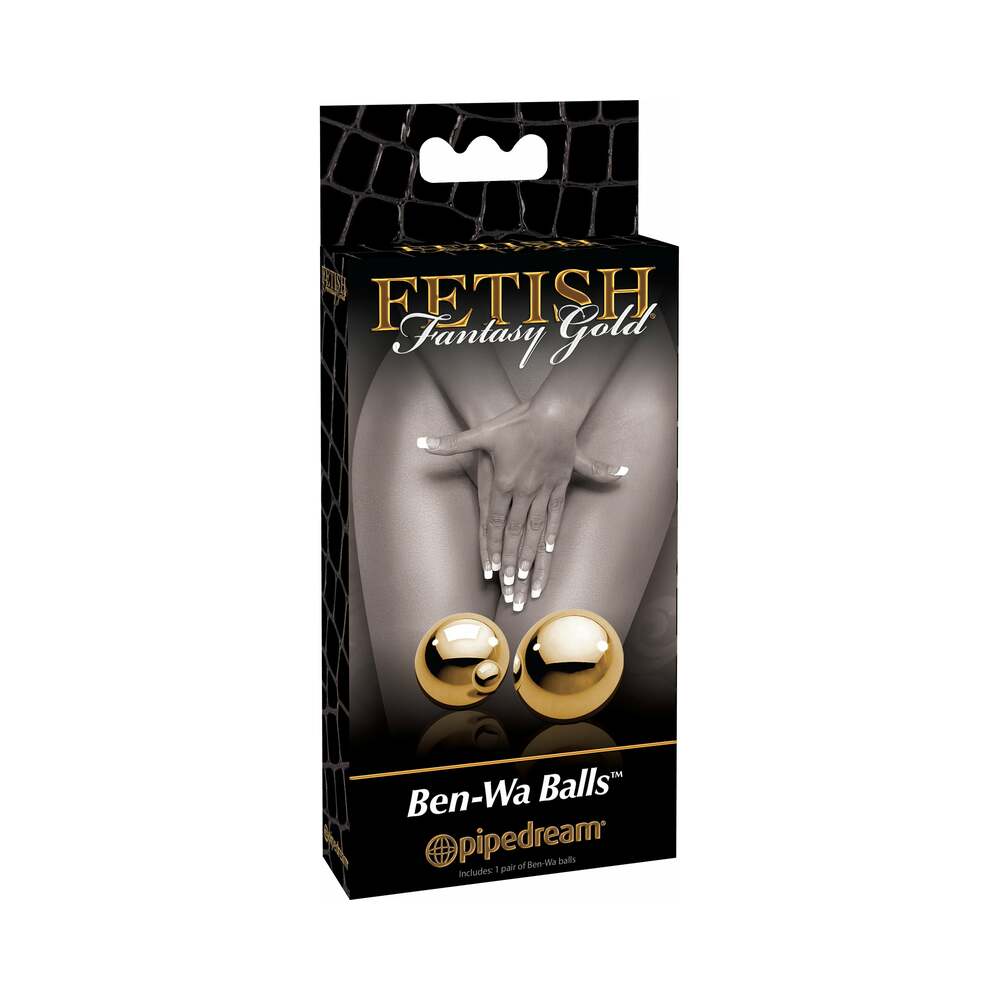 PIPEDREAM - FETISH FANTASY GOLD BEN WA BALLS GOLD