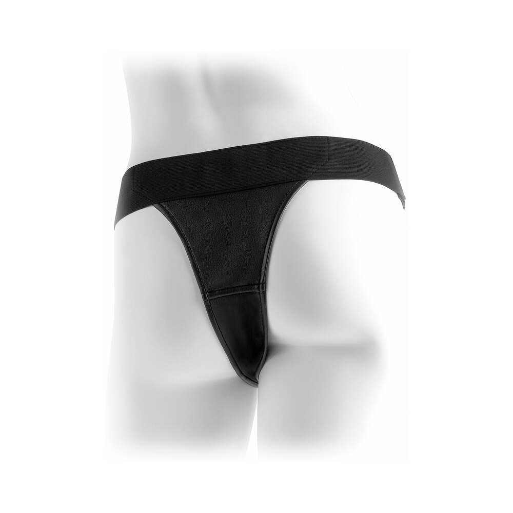 PIPEDREAM - FETISH FANTASY SERIES VELCRO CROTCHLESS HARNESS BLACK