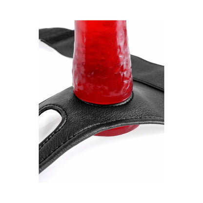 FETISH FANTASY SERIES VELCRO CROTCHLESS HARNESS BLACK